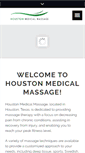 Mobile Screenshot of houstonmedicalmassage.com