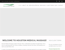 Tablet Screenshot of houstonmedicalmassage.com